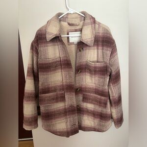 American Eagle plaid shacket